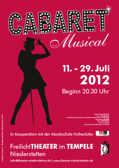 2012 - Cabaret Plakat